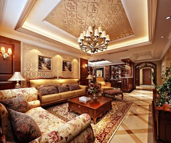 1300平米星雨華府操總雅居裝修